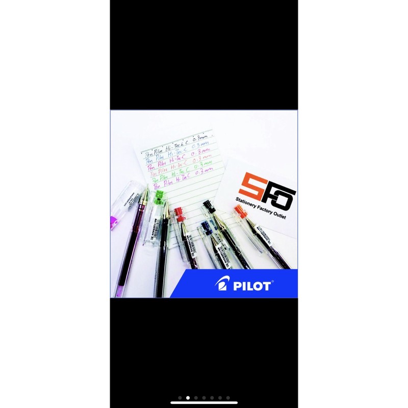 

pulpen pilot hi tech c pilot 03 warna satuan hitech