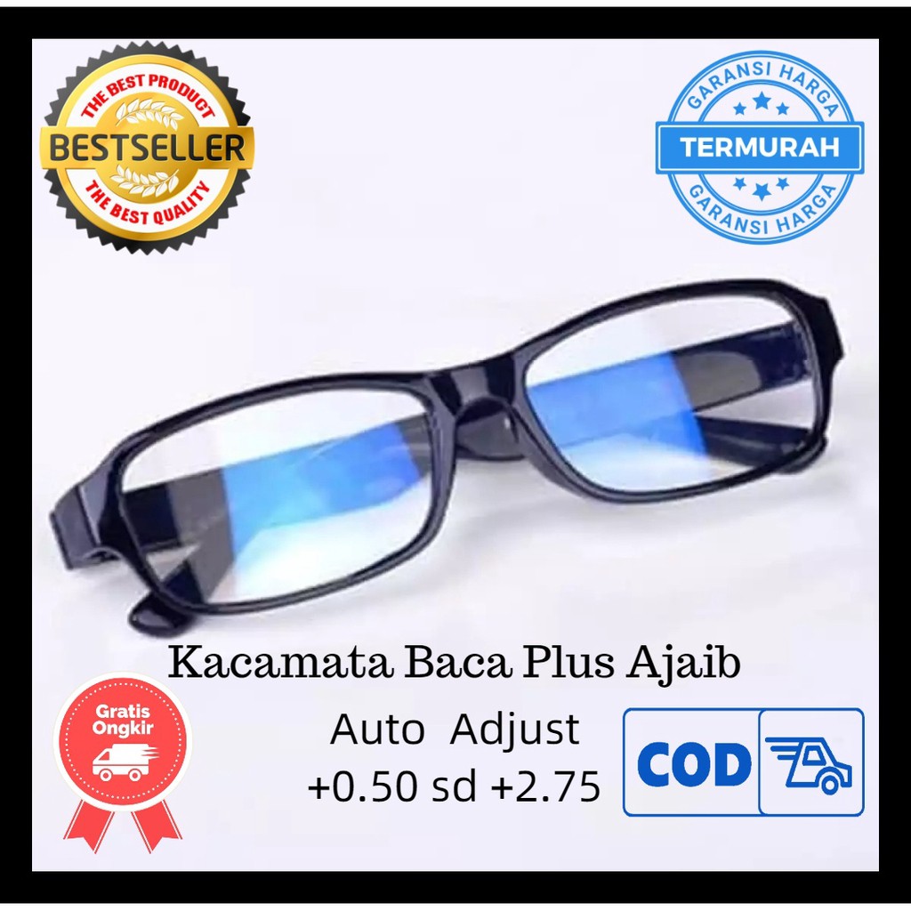 Kacamata baca plus ajaib auto focus adjust one power