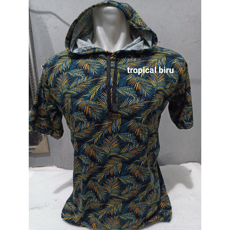 kaos hoodie tropical size S-5XL