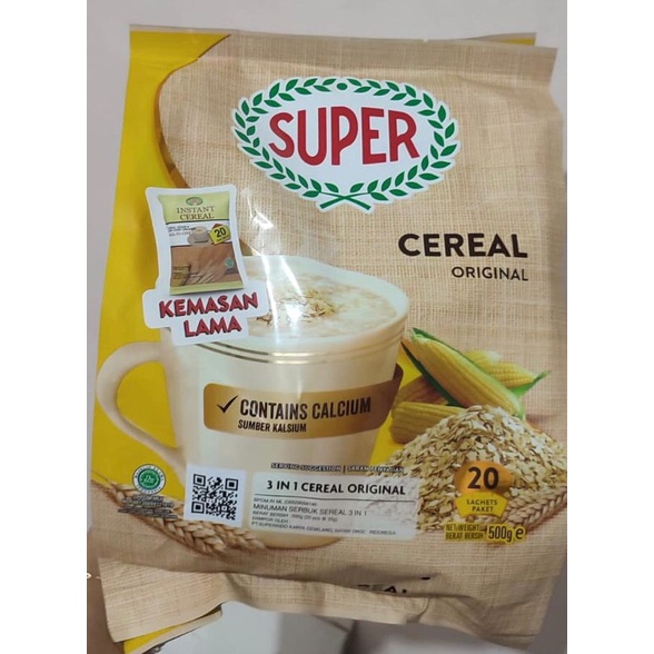 

super instant cereal isi20 sereal 3in1