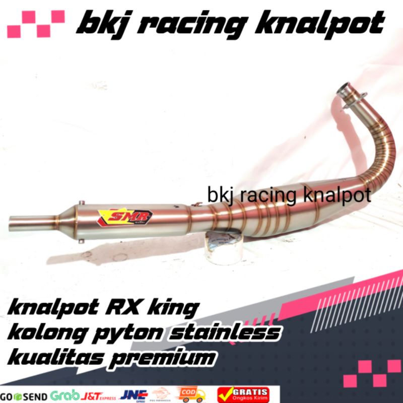 knalpot rx king kolong pyton smr stainles