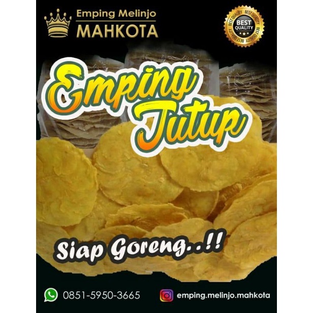 

emping tutup rasa pedas & Manis 500 gram