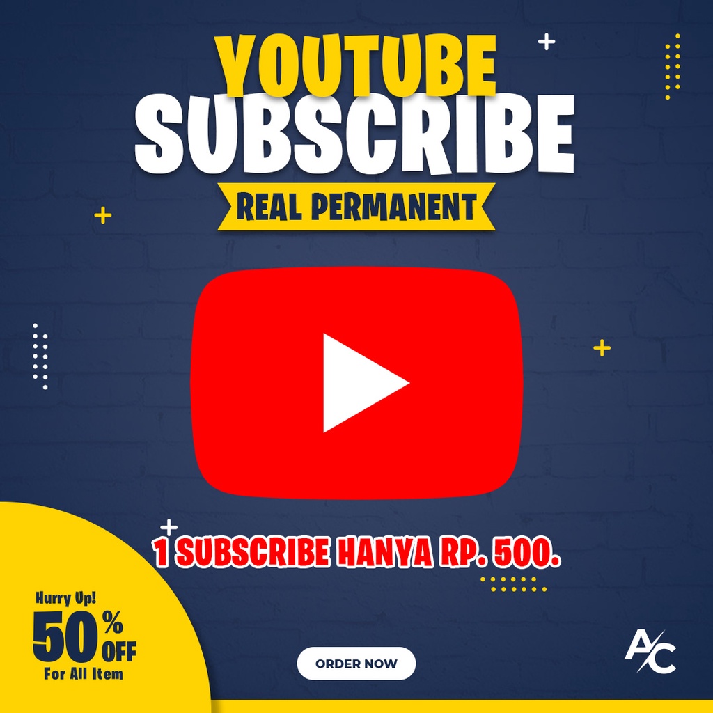 Jasa tambah subscriber youtube real permanent subscribe channel youtuber murah aman bergaransi