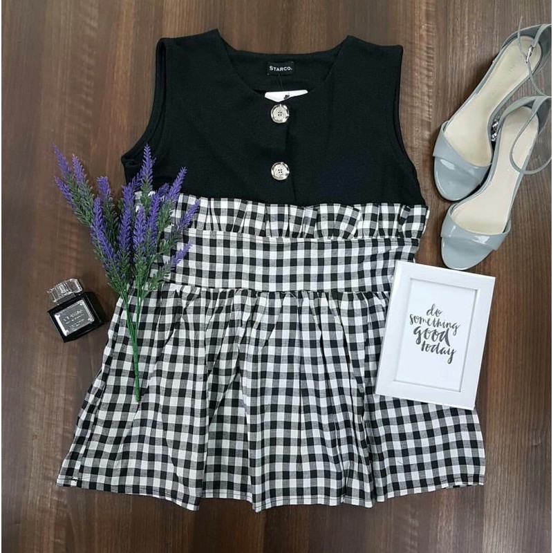 YASUI - Ruby Combi Top | Blouse Atasan Wanita