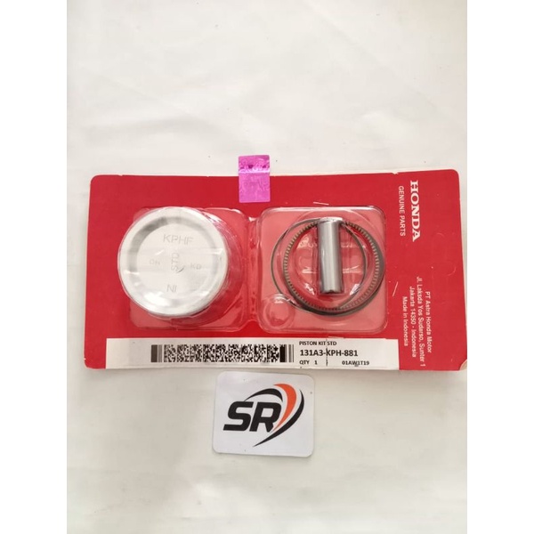 PISTON KIT RING SEHER  kode(KPH) Honda original super x125 karisma Kirana old