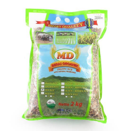 

MD Beras Merah Organik dengan Wangi Alami 2 kg