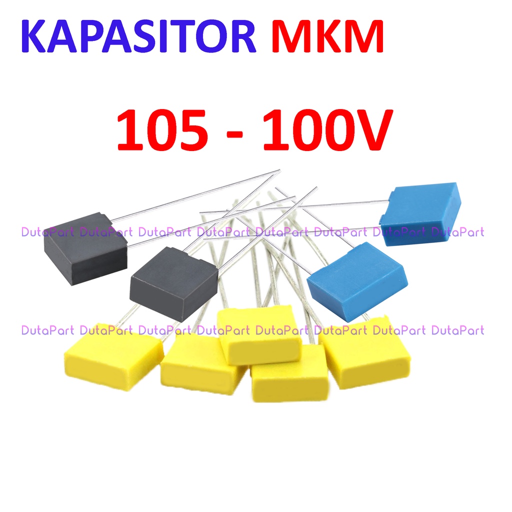 MKM 100V 105 1uF Kapasitor Capasitor Capacitor Pitch 5mm