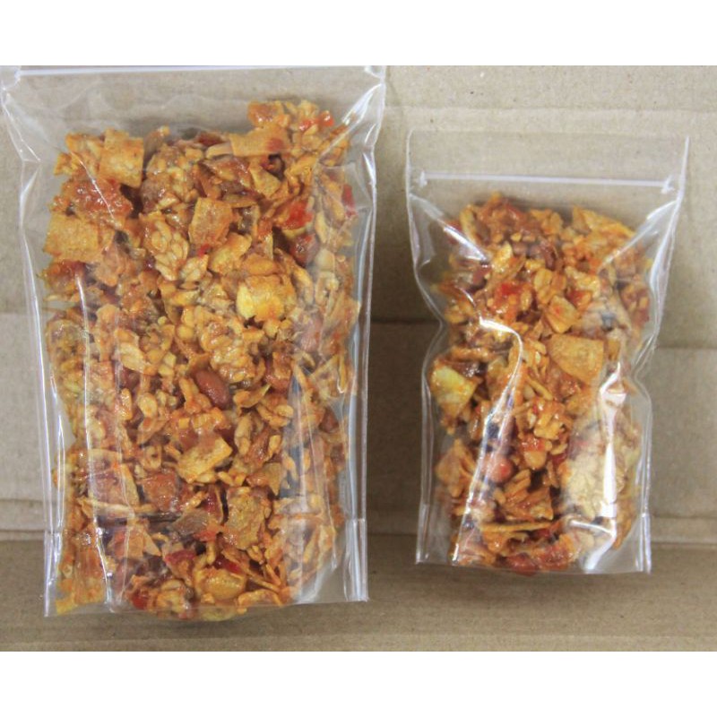 KERING TEMPE KENTANG KACANG TEMPE TERI KACANG  MURAH MERIAH ENAK 100gr