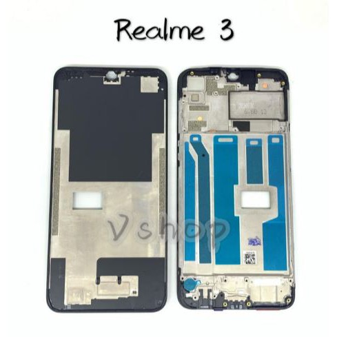 DUDUKAN FRAME TULANG TATAKAN LCD REALME 3