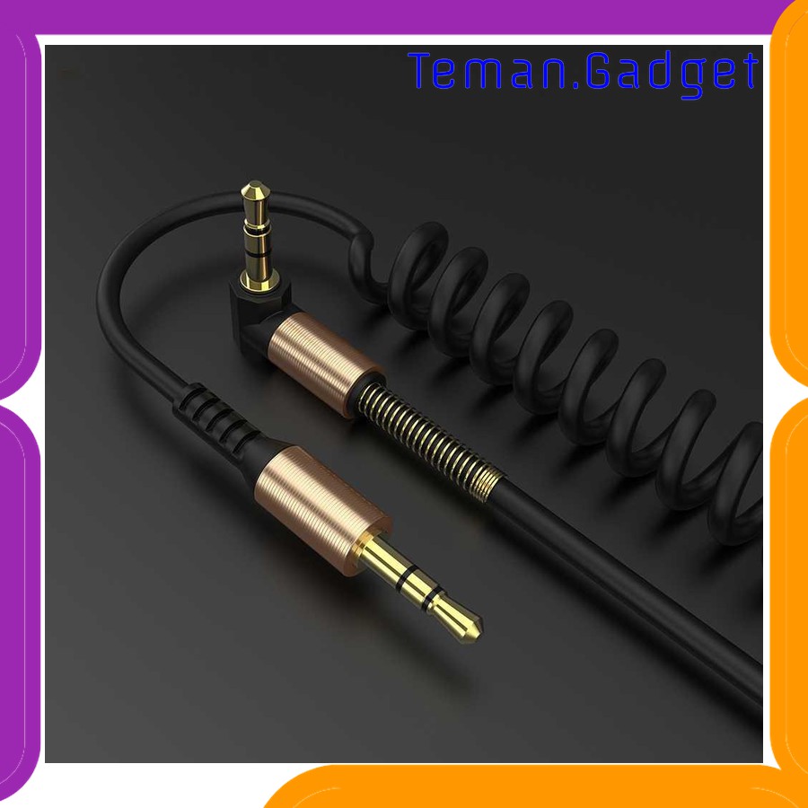 TG-AI130 KABEL AUDIO AUX 3.5MM SPRING L JACK 1.5M - ZHY43938