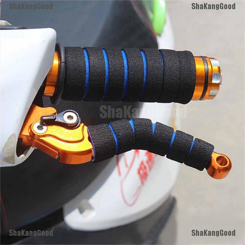 Fad ShaKang 2 Pasang Grip Stang Sepeda / Motor + Tuas Rem / Kopling Lembut