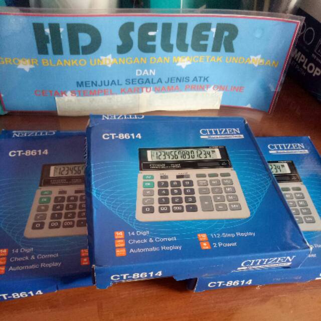 

KALKUKATOR CITIZEN CT 8614 14 DIGIT