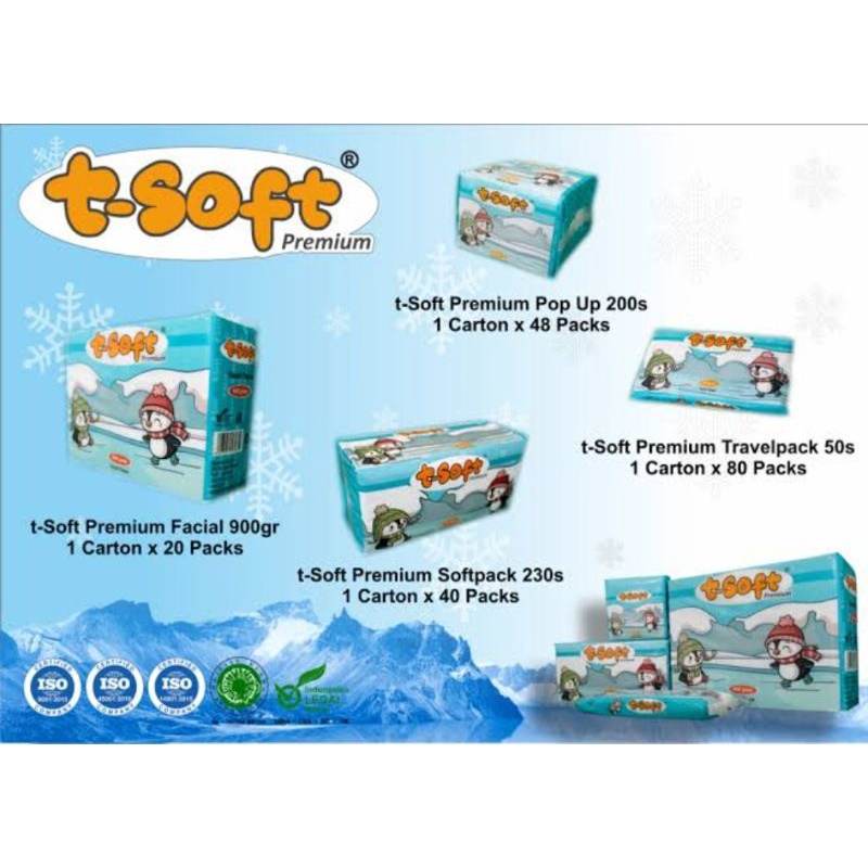 T-SOFT FACIAL TISSUE