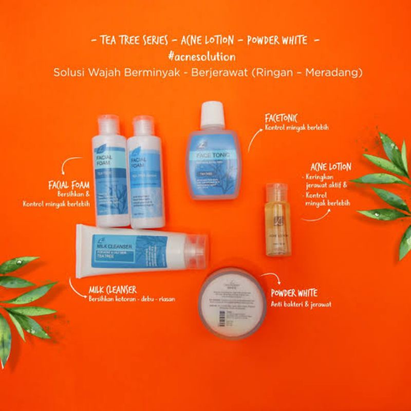 PAKET TEA TREE SERIES ACNE SOLUTION LARISSA
