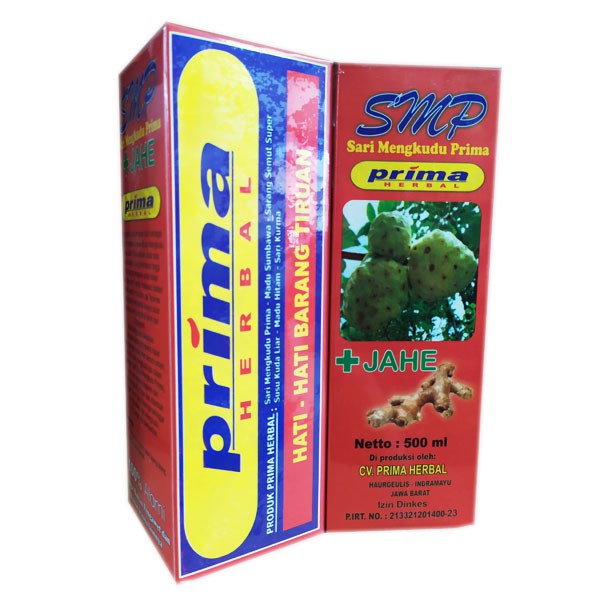 

Sari Mengkudu Prima Plus Jahe 500ml SMP Prima Herbal I SMP PRIMA HERBAL