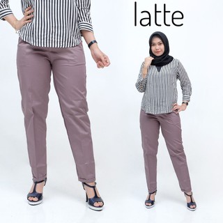  CELANA  BAGGY  PANTS WARNA LATTE Shopee Indonesia