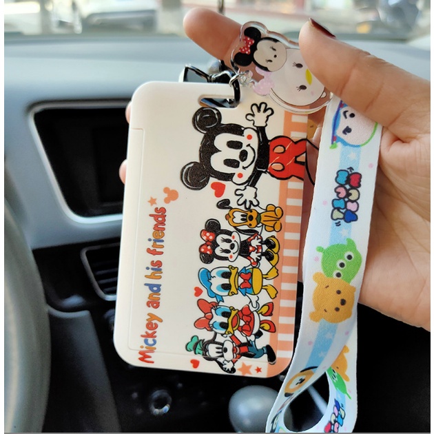 Name Tag Id Card Holder Korea Motif Kartun Hardcase Aksesoris Tempat Kartu GTG