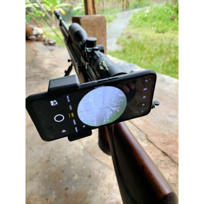 mounting kamera belakang teleskop