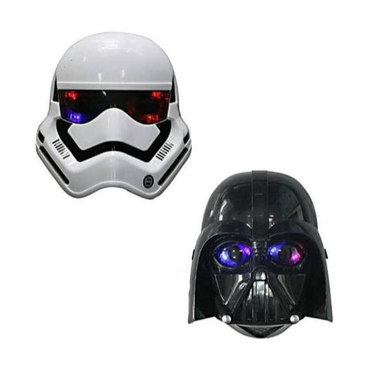 Mainan Anak Topeng Nyala Lampu Storm Trooper / Darth Vader Star War Wars Starwar Starwars Mask Toys