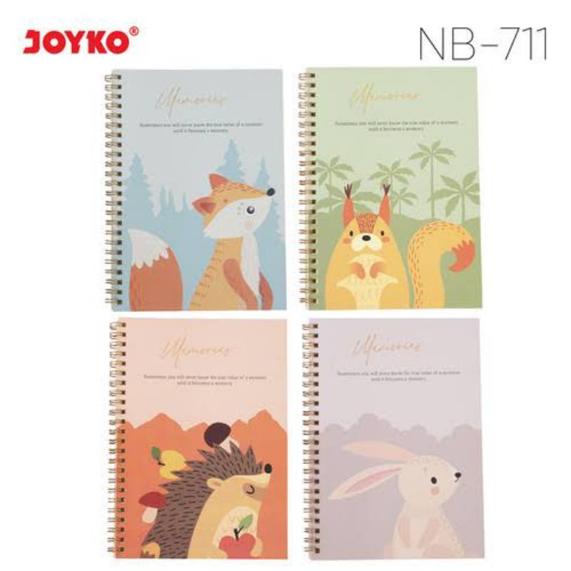 

NOTEBOOK A5 JOYKO NB-711 ANIMAL | NOTEBOOK SPIRAL A5 | BUKU CATATAN | NOTES SPIRAL