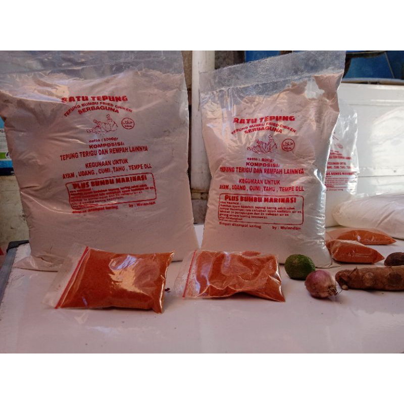 

TEPUNG fried chicken FREE BUMBU MARINASI