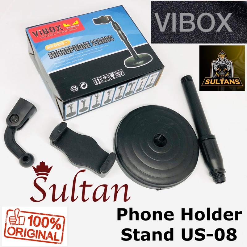 PROMO HOLDER STAND MEJA VIBOX US07 / US08 ORIGINAL BUAT WFH SEKOLAH DARING ZOOM MEETING ONLINE TUGAS NEGARA