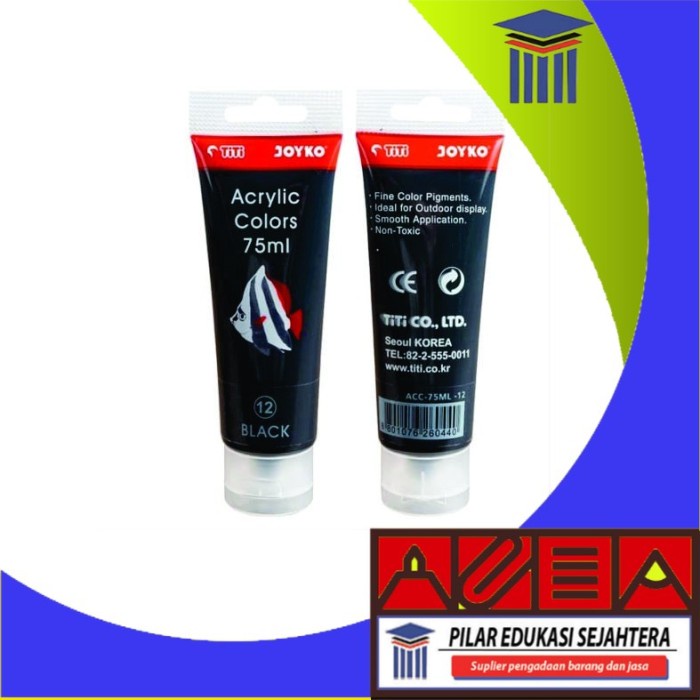 

CAT ACRYLIC / AKRILIK JOYKO 75ML BLACK MURAH