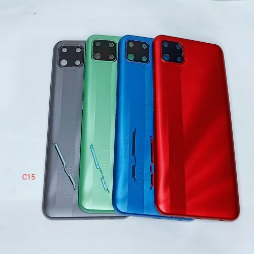 Backdoor Realme C15 Backcover Tutup Belakang Realmi C15 Ori Casing Penutup Batre HP Realmi C15 Kasin