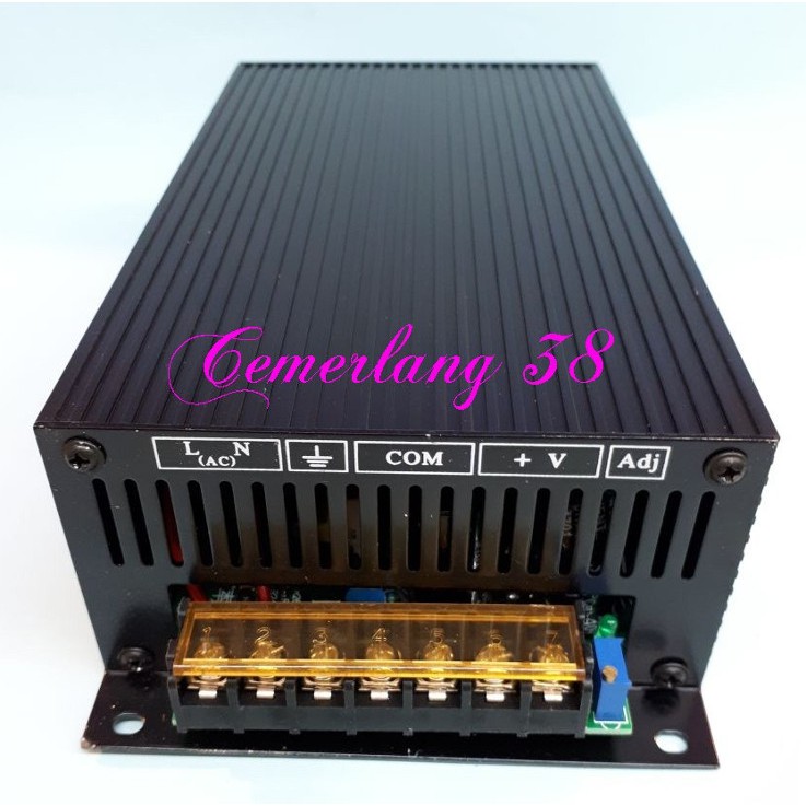 AC DC 10A 48V Hitam Switching Adaptor Power Supply Jaring 48 V 10 A 480 W Adapter 48 volt 10 ampere