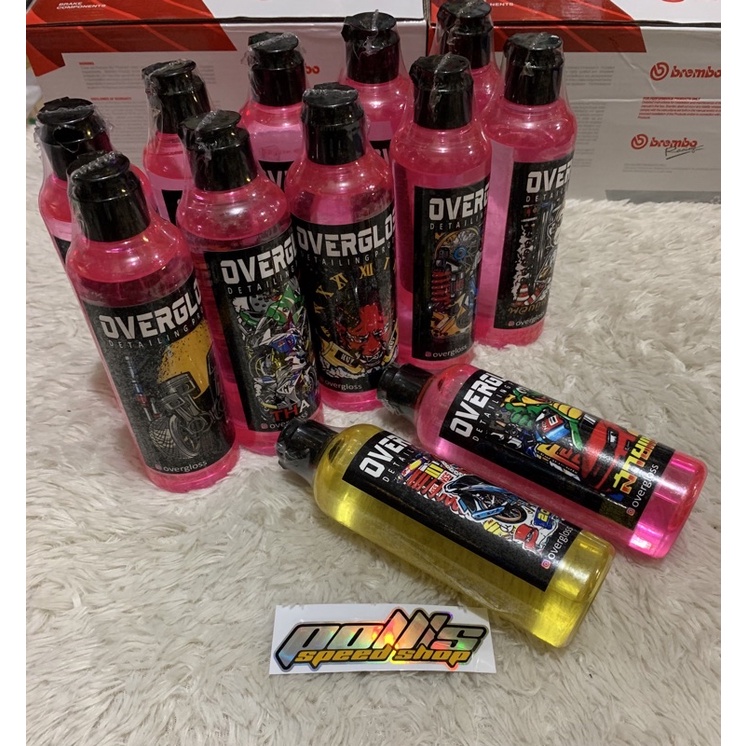 OVERGLOSS CAIRAN PENGKILAP BODY HALUS DAN KASAR ISI 250 ML