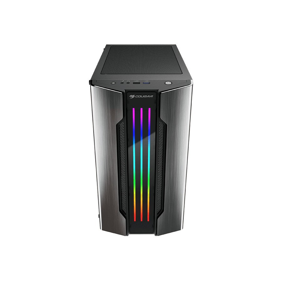 Cougar PC Case Gemini M RGB Glass-Wing Mid-Tower - Hitam