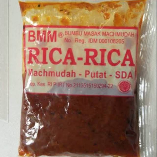 Bumbu Masak Machmudah &quot;BMM&quot; Rica-Rica Mahmuda Mahmudah