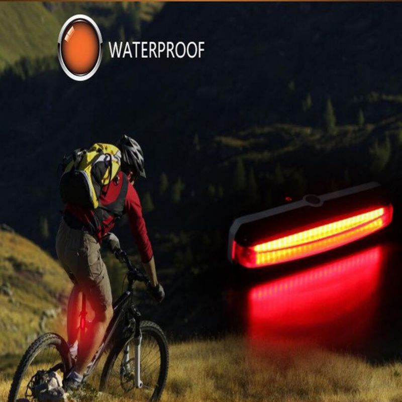 USB Rechargeable LED Bicycle Bike Cycling Front Rear Tail Light 6 Modes Bicycle Lamp Waterproof