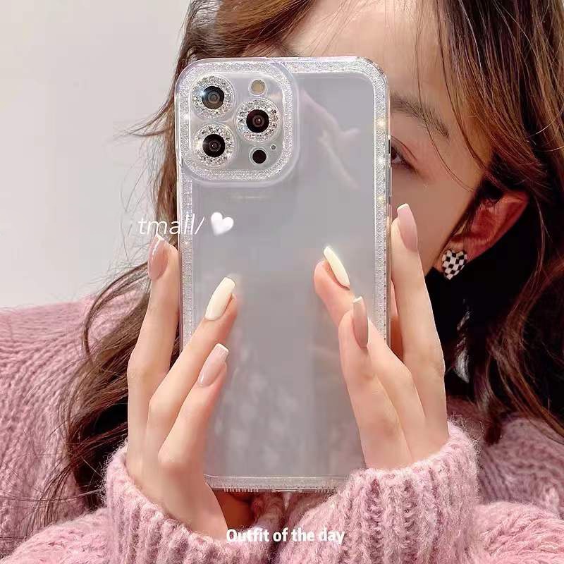 Soft Case Pelindung Lensa Kamera Bahan TPU Bening Tahan Banting Untuk IPhone 14 Pro Max 13 7Plus 8Plus 11 X XS 12 13 Pro Max