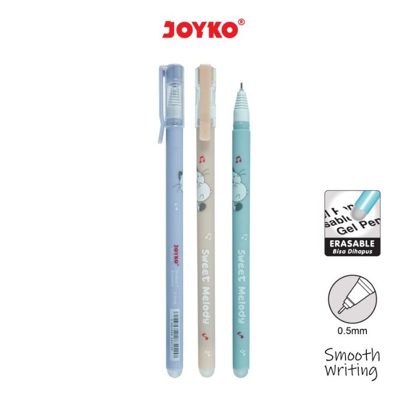 (1 PCS) PULPEN BISA DIHAPUS JOYKO GP-334 SHOKYO 7 GEL 0,5 mm