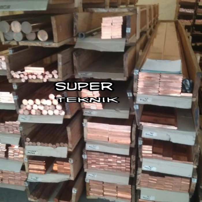As Tembaga 50mm x 100mm tembaga bulat 50mm