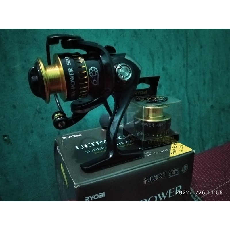 Reel Spinning Ryobi Ultra Power 500 free Spool 1000