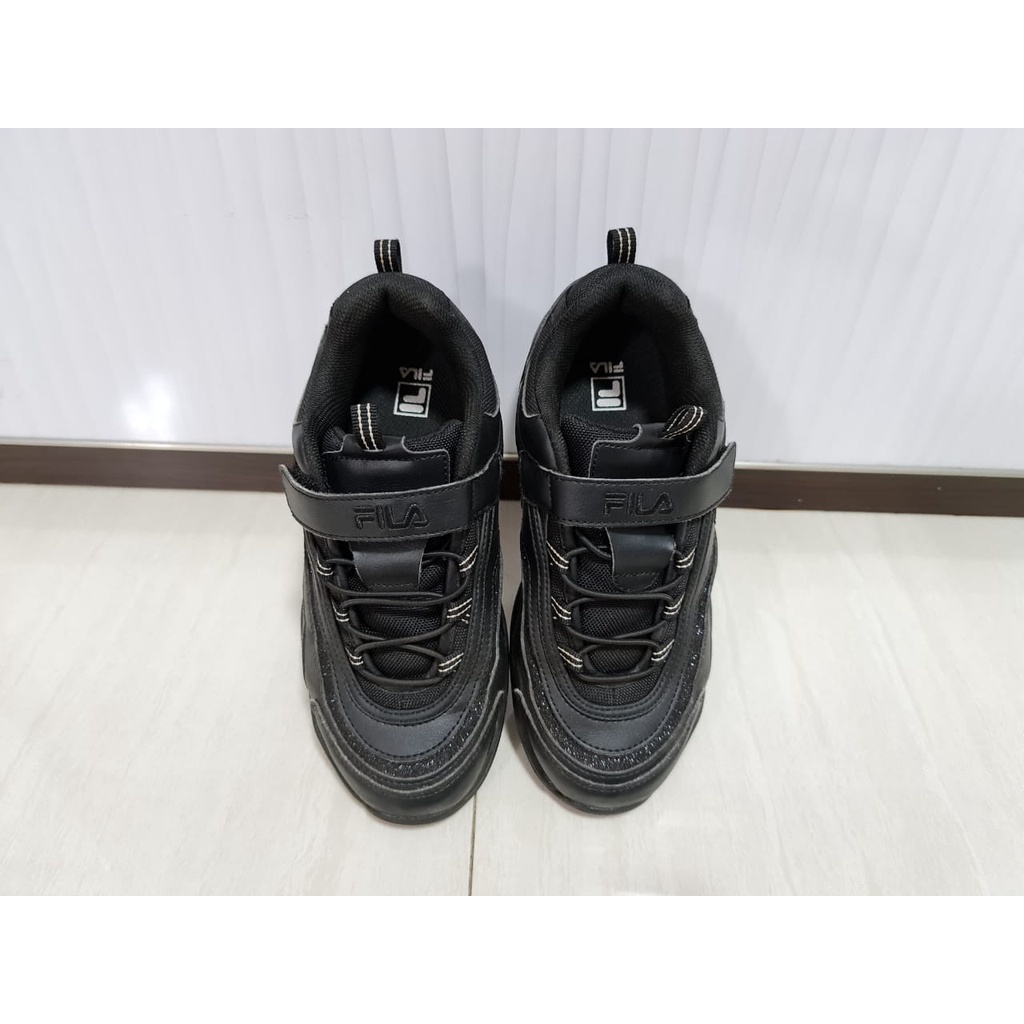 Fila shoes sepatu hitam ori dari korea, size 39