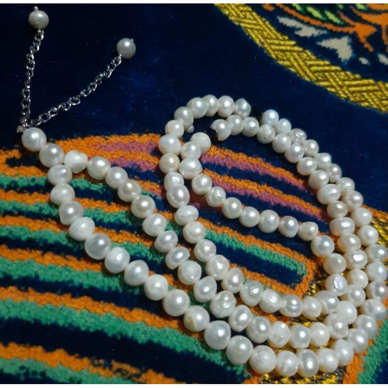 Tasbih mutiara air tawar 99 kepala rantai