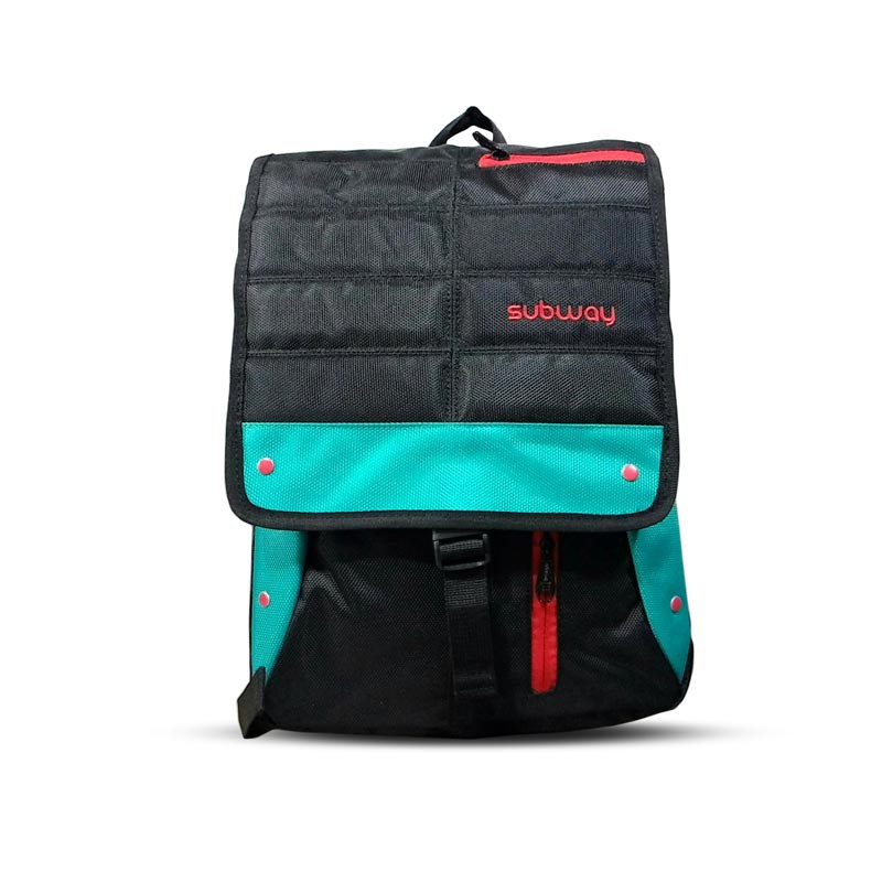 Subway - Casual Bag Tas Ransel Backpack Punggung Polos Kombinasi