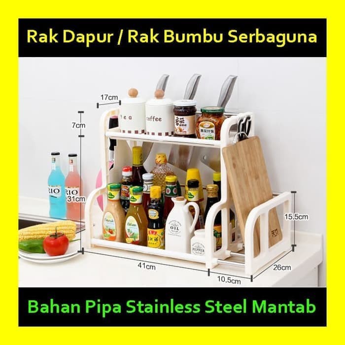 

tempat bumbu dapur stainless