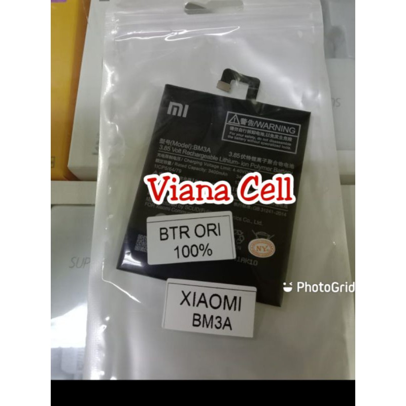 BATERAI BATRE BATREI BATTERY XIAOMI MI NOTE 3 BM3A ORIGINAL