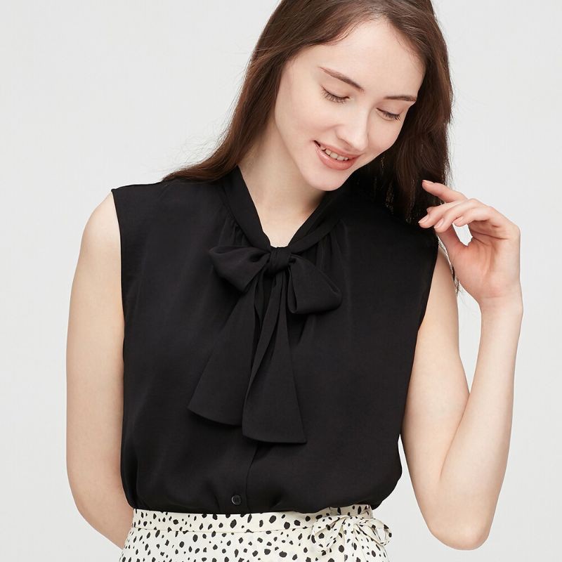 UNIQLO - WOMEN BLUS BOW TIE