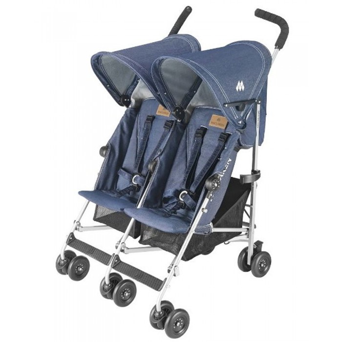 STROLLER MACLAREN TWIN TRIUMPH DENIM INDIGO | C020100224