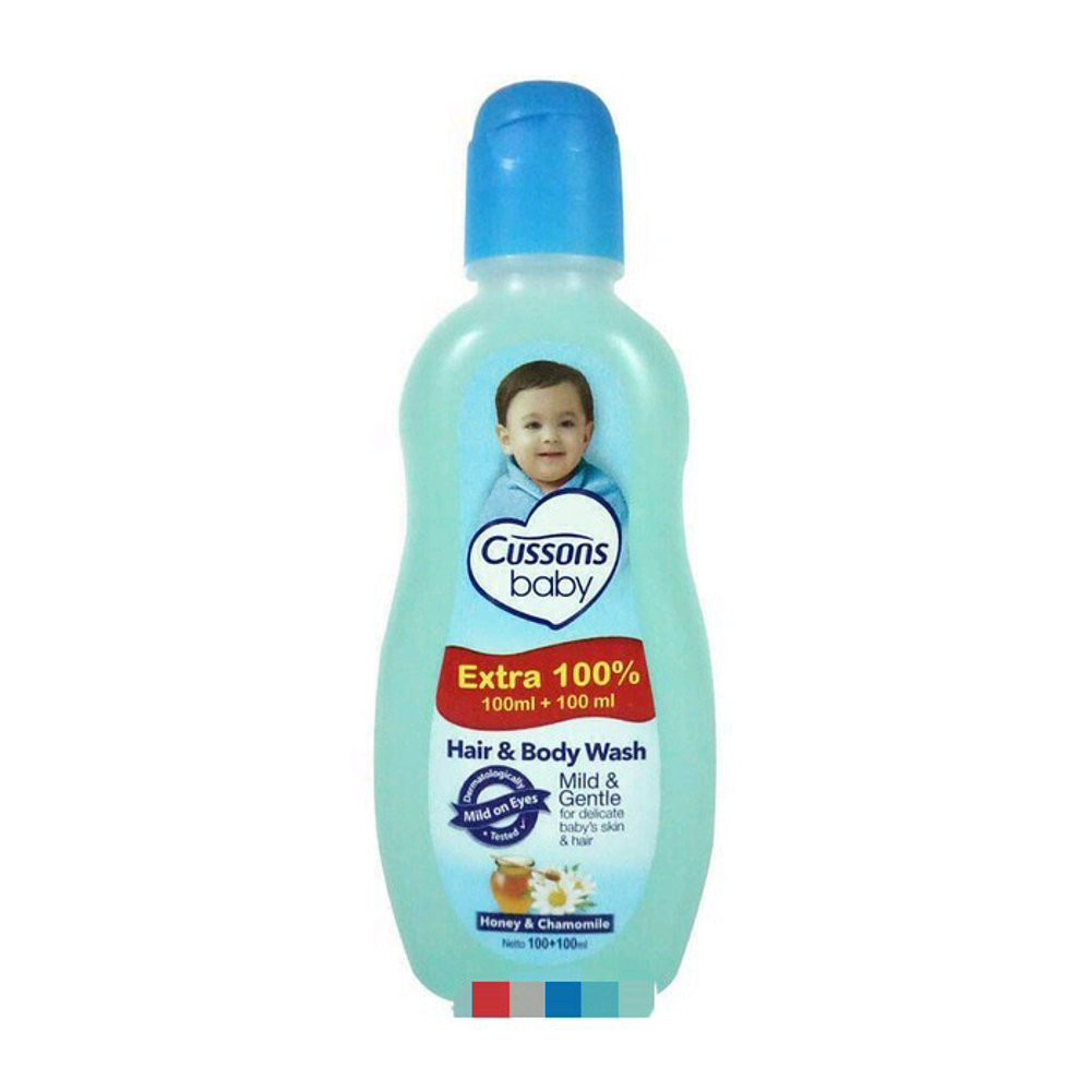 Cussons Baby Hair and Body Wash 200ml / 100+100ml