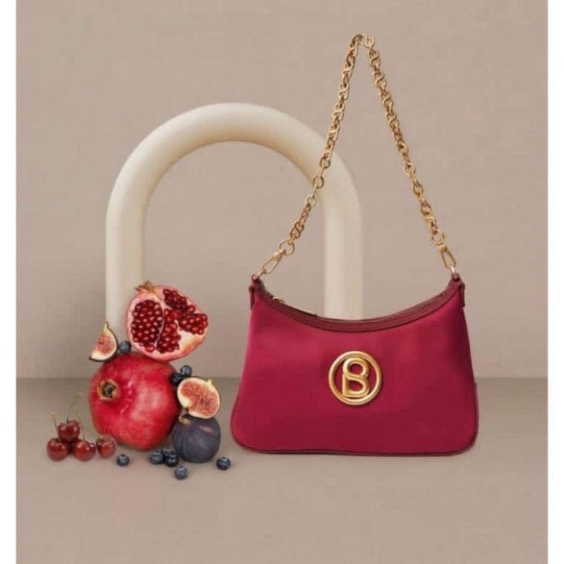 LUANA NYLON BAG BUTTONSCRAVES CHERRY BLACK ORANGE PLUM