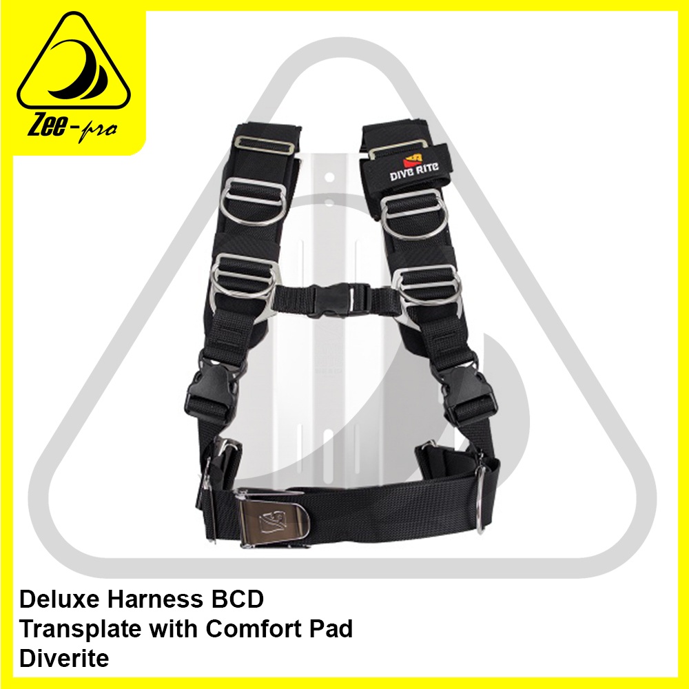 Technical BCD Harness Comfort Pad Scuba Diving Diverite Transplate XT T3550