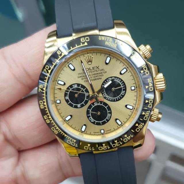 Rolex Daytona Gold 40mm - Jam Tangan Rolex Daytona 40mm - Jam Tangan Rolex Daytona Gold