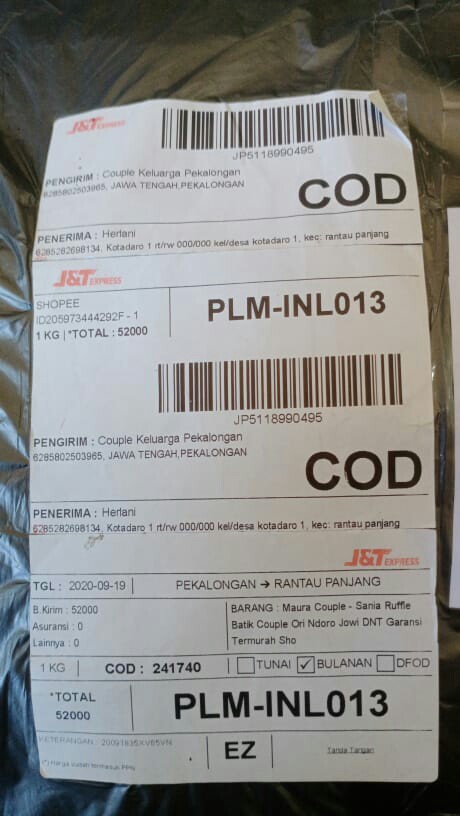 Maura Couple - Sania Ruffle Batik Couple Ori Ndoro Jowi Dnt Garansi Termurah Shopee -