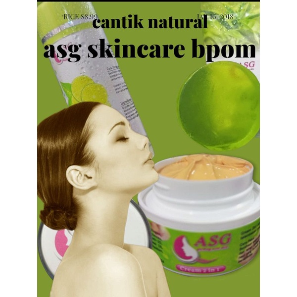CREAM 2in1 ASG GLOW SKINCARE BPOM